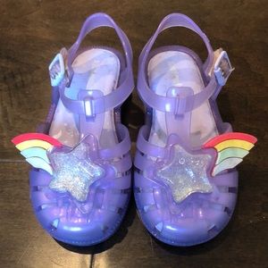 Mini Melissa jelly sandal size 9 purple